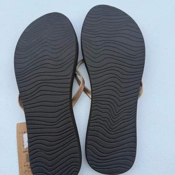 Reef Womens Bliss Nights Flip Flop Sandals Rose Gold Size 6 (BB) NEW - Picture 6 of 6